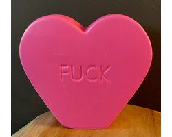 Hart | Fuck | Roze | Fuchsia | Woonaccessoires | Woonaccessoire | Beeld | Luxe | Sfeer | Inrichting | Woning | Wonen | nieuwe woning | decoreren | decoratie | design - decor | decoratief | Touch | Pink | Hot | Valentijn | Valentijnsdag | Beeld