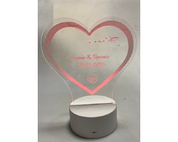 Hart lamp - te personaliseren