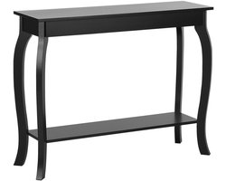 HARTFORD - Consoletafel - Zwart - MDF
