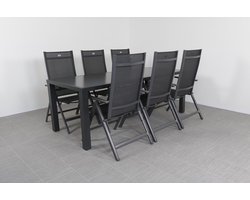 Hartman Aruba/Alma 210 cm. tuinset - 7-delig verstelbaar