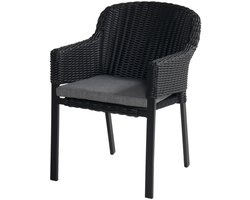 Hartman Cairo stapelbare tuinstoel - Zwart