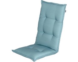Hartman Cuba - oceaan blauw - tuinkussen hoge rug - 123x50cm - standenstoel