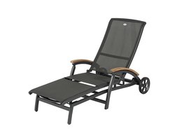 Hartman Da Vinci ligbed met teak armleuningen