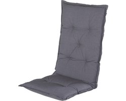 Hartman Havana Grijs - Tuinkussen - Universeel - Hoge Rug - 123x50cm - Tuinstoelkussen - Standenstoel kussen voor tuinstoel