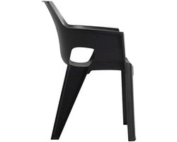 Hartman Ivy stapelbare tuinstoel Carbon Black