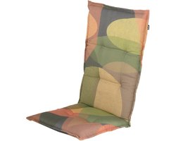 Hartman kussen - hoge rug tuinkussen - Milan - orange - 123x50x10cm