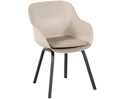 Hartman Le Soleil Element dining armstoel - Soft taupe/Black