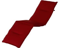 Hartman ligbed tuinkussen Havana 195x63x9 cm - rood
