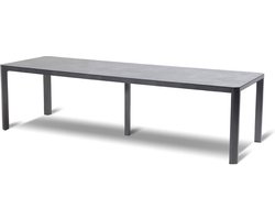 Hartman Lille Kunststof Tuintafel 278x100 cm - Xerix Antraciet