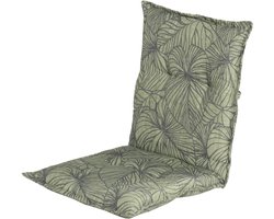 Hartman - Lilly Groen tuinkussen - lage rug - 100x50 cm - Standenstoel- Stoelkussen - SEAQUAL ®