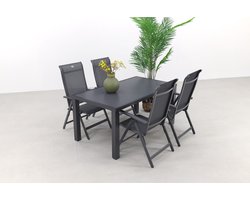 Hartman Milaan/Alma 160 cm. - verstelbare tuinset - 5-delig