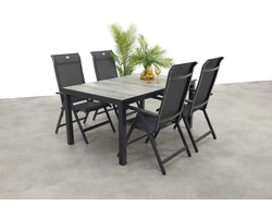 Hartman Milaan/Comino verstelbare tuinset (5-delig) - 163x105 cm.
