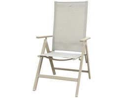 Hartman Napoli verstelbare tuinstoel - Latte