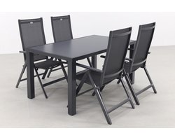 Hartman Napoli/Alma 160 cm. tuinset - 5-delig verstelbaar