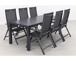 Hartman Napoli/Alma 210 cm. tuinset - 7-delig verstelbaar