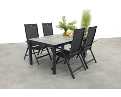 Hartman Napoli/Comino verstelbare tuinset (5-delig) - 163x105 cm.