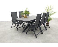 Hartman Napoli/Montreal uitschuifbare tuinset - 200-260x100 cm.