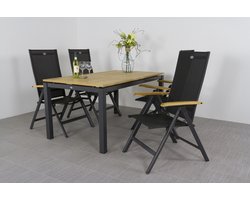 Hartman Napoli/Sonata verstelbare tuinset - 160x90 cm.