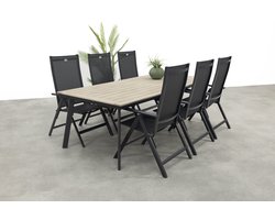 Hartman Napoli/Vigo 230x100 cm. verstelbare tuinset 7-delig