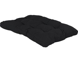 Hartman Palletkussen Casual Zwart - 120 x 80cm