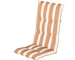 Hartman Roma Caramel - Tuinkussen - Universeel - Hoge Rug - 123x50cm - Tuinstoelkussen - Standenstoel kussen voor tuinstoel
