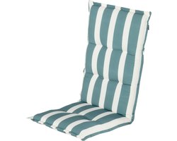 Hartman Roma Ocean - Tuinkussen - Universeel - Hoge Rug - 123x50cm - Tuinstoelkussen - Standenstoel kussen voor tuinstoel