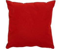 Hartman sierkussen Havana 50x50x16 cm - rood