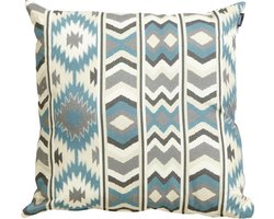 Hartman sierkussen Mirre 50x50x16 cm - blauw