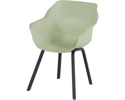 Hartman Sophie Element dining armstoel - French Green - Alu poot