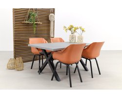 Hartman Sophie Element Terra/Verona black 160 cm. tuinset - 5-delig