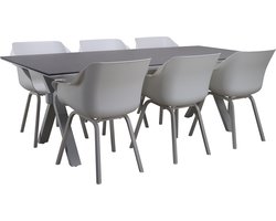 Hartman Sophie Element White tuinset met Taste by 4 Seasons Outdoor Vesper White 220cm Tuintafel