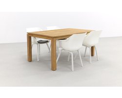 Hartman Sophie Element wit/Rome brown 170 cm. tuinset - 5-delig