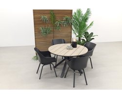 Hartman Sophie Element Xerix / Garden Impressions Edison 122 cm. - ronde tuinset