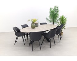 Hartman Sophie Element - Xerix / GI Edison 280x140 cm. tafel - ovale tuinset