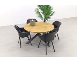 Hartman Sophie Element Xerix/Taste Prado 130 cm. - Ronde tuinset