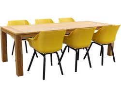 Hartman Sophie Element Yellow/Rome brown 240 cm. tuinset - 7-delig