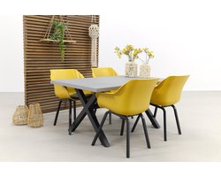 Hartman Sophie Element Yellow/Verona black 160 cm. tuinset - 5-delig