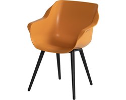 Hartman Sophie Studio dining armstoel - Indian Orange - Alu poot