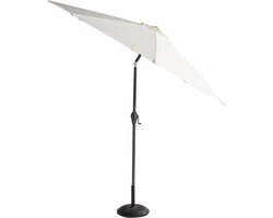 Hartman Sunline Parasol 270 cm off white / beige | Ronde Hartman parasol