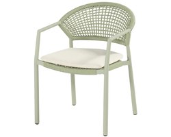Hartman Taragona stapelbare rope dining tuinstoel - Soft Green