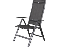 Hartman Troy - verstelbare tuinstoel - Antraciet - Aluminium