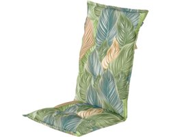 Hartman tuinkussen - Alba blue - hoge rug - 123x50x8cm