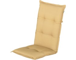 Hartman - tuinkussen - hoge rug - 123x50 cm - Cuba Geel - Standenstoel - Mosterd Geel