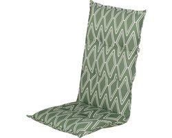 Hartman - Tuinkussen - Tuinstoelkussen - 123cm x 50cm - Emma Groen - Standenstoelkussen