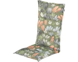 Hartman tuinstoel kussen - Mona green - 123x50x8cm - hoge rug