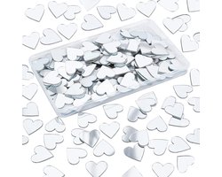 Hartvormige mozaïekspiegeltjes - 200 stuks - Decoratief - Zelfklevende mini-spiegeltegels - Kunsthandwerk