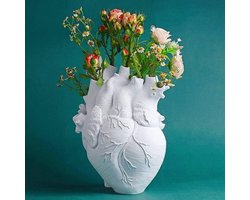 Hartvormige Vaas voor Bloemen - Moderne Decoratie in Scandinavische Stijl