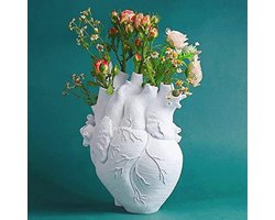 Hartvormige Vaas voor Bloemen - Moderne Decoratie in Scandinavische Stijl