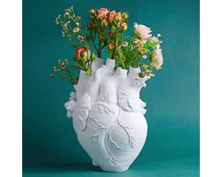 Hartvormige Vaas voor Bloemen - Moderne Decoratie in Scandinavische Stijl