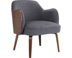 Haruko|Loungestoel in Antraciet